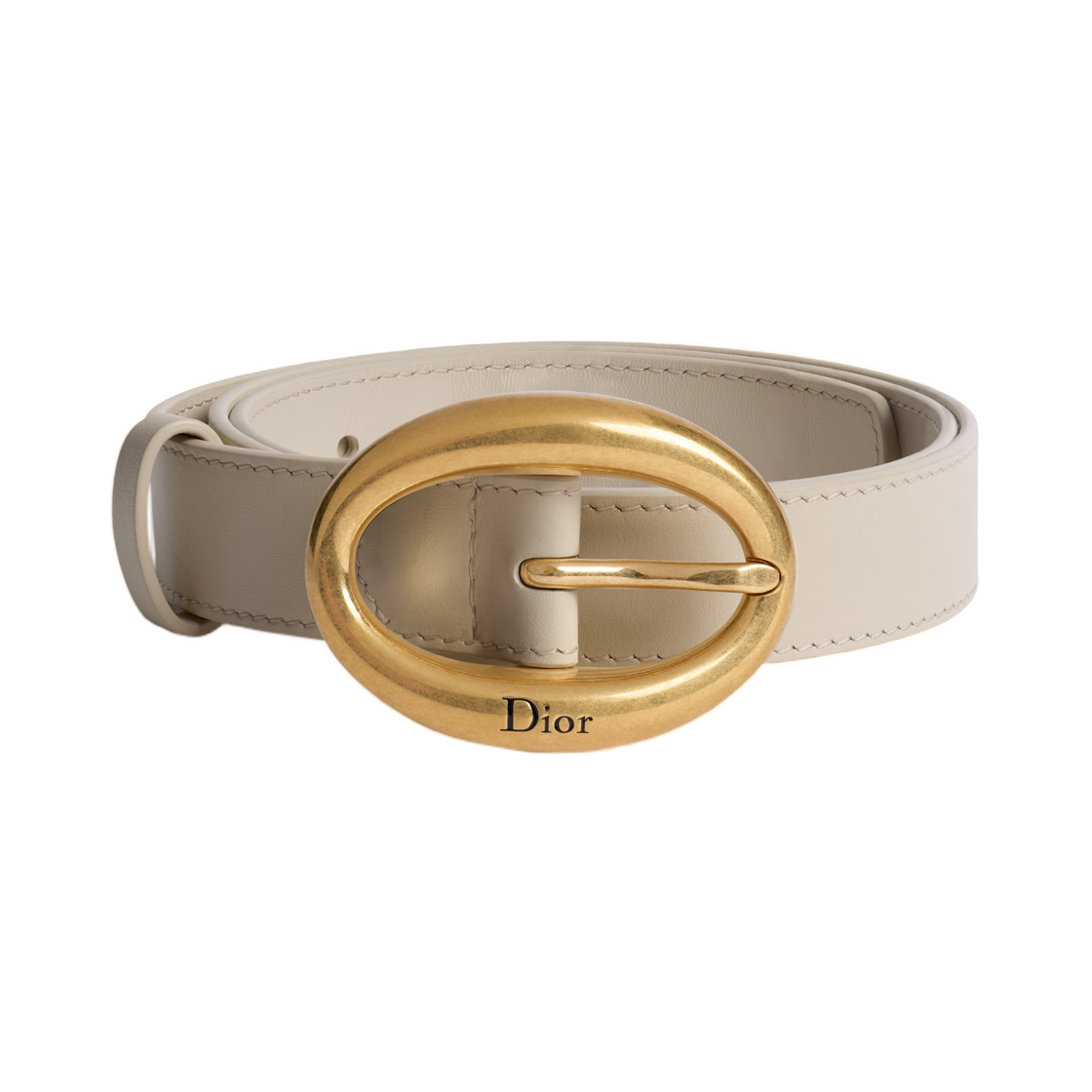 B1038CGBJ-M79U Dior Legend Belt Smooth Calfskin 25 mm Creme