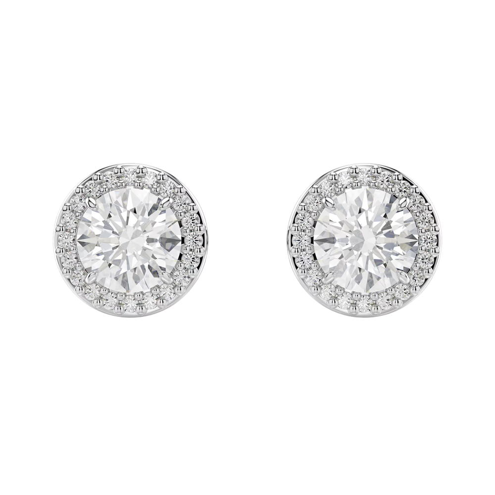 SW5636269 [20% 쿠폰] Swarovski Constella Stud Pave Earrings White Rhodium Plated (쇼핑백 포함)