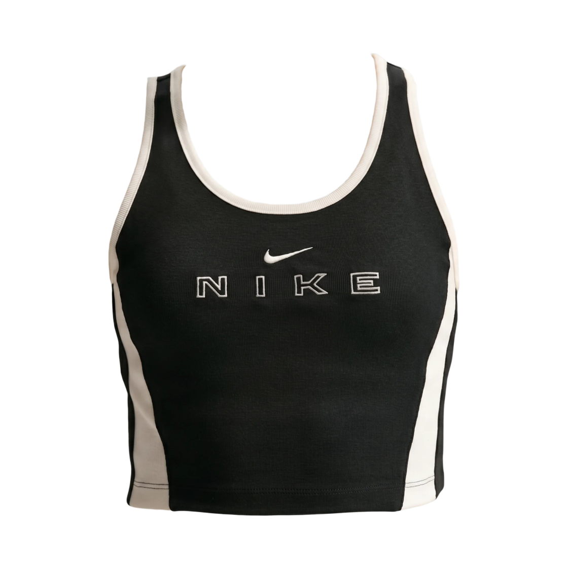 IF0553-010 (W) Nike NSW Tight Graphic Tank Top Black Chalk - Asia