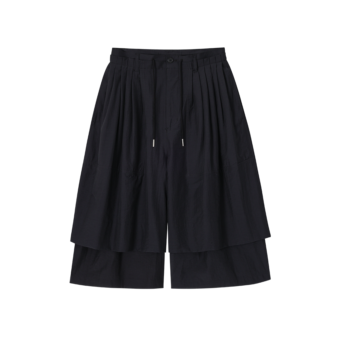 송지오 컬렉션 고스트폴드 버뮤다 팬츠 블랙(SONGZIO COLLECTION Ghostfold Bermuda Pants Black) - 1