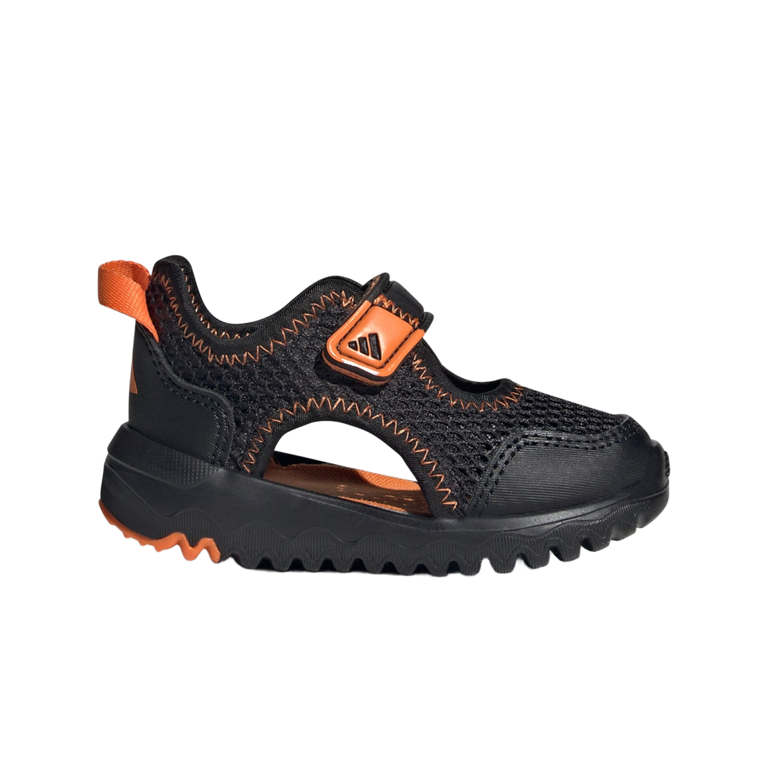 JS4856 (Infant) Adidas Summerflex Core Black Pure Orange
