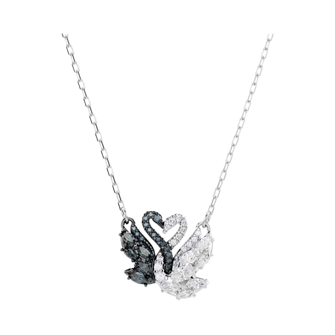 SW5705721 [20% 쿠폰] (쇼핑백 포함) Swarovski Swan Pendant Swan Black Mixed Metal Finish