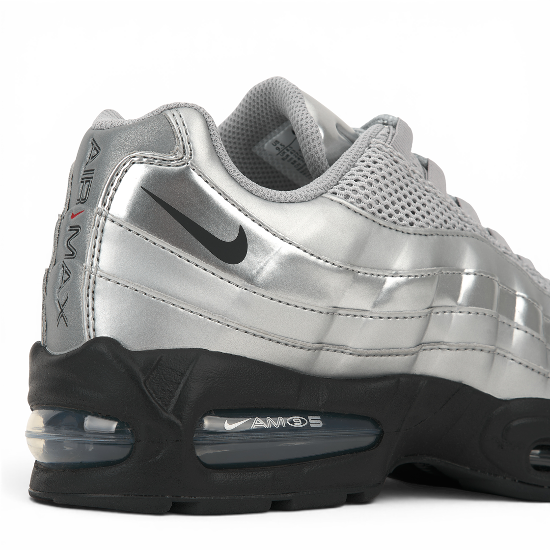 나이키 에어맥스 95 빅 버블 토탈 90 메탈릭 실버 블랙(Nike Air Max 95 Big Bubble Total 90 Metallic Silver Black) - 8