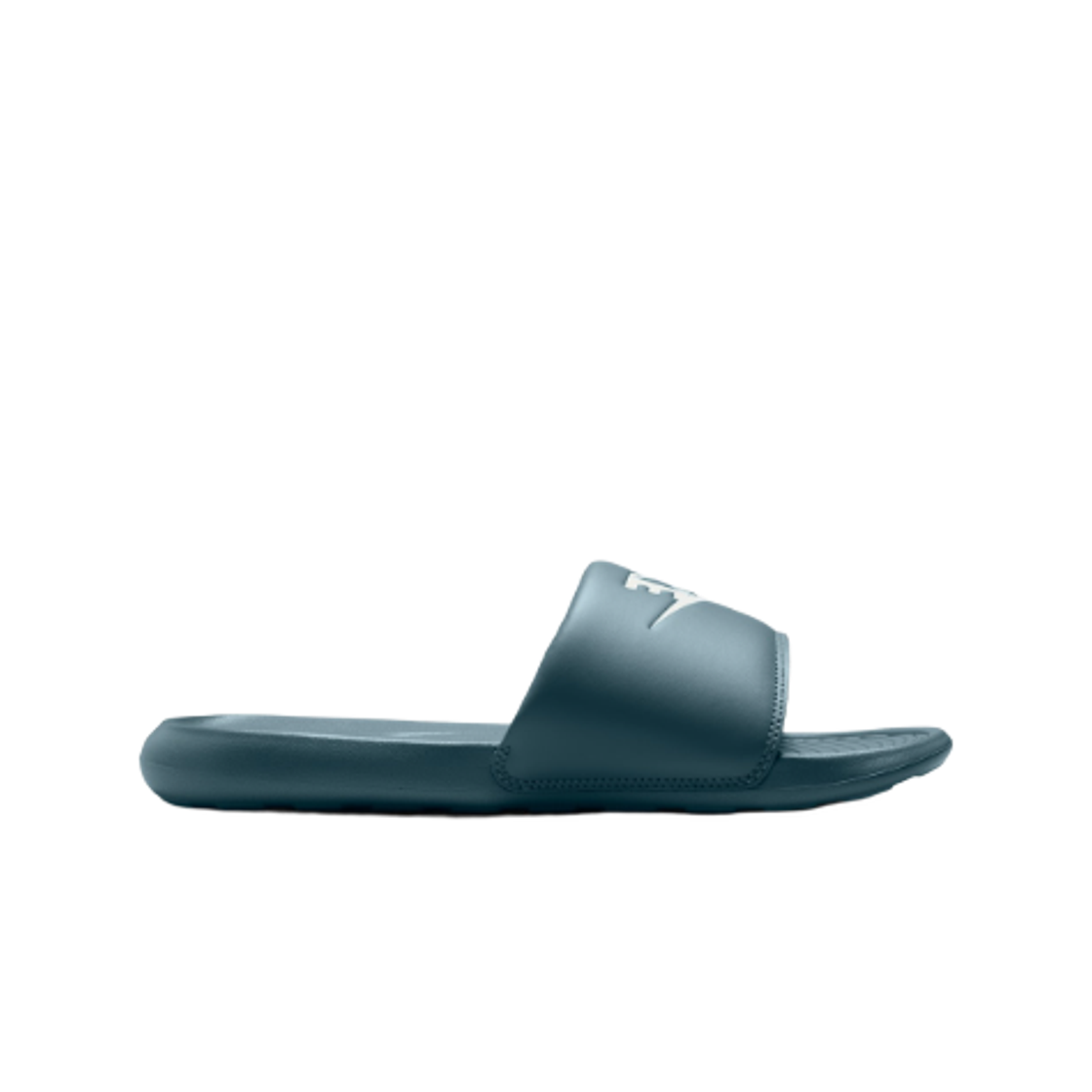 CN9675-304 Nike Victori One Slides Mineral Slate Coconut Milk