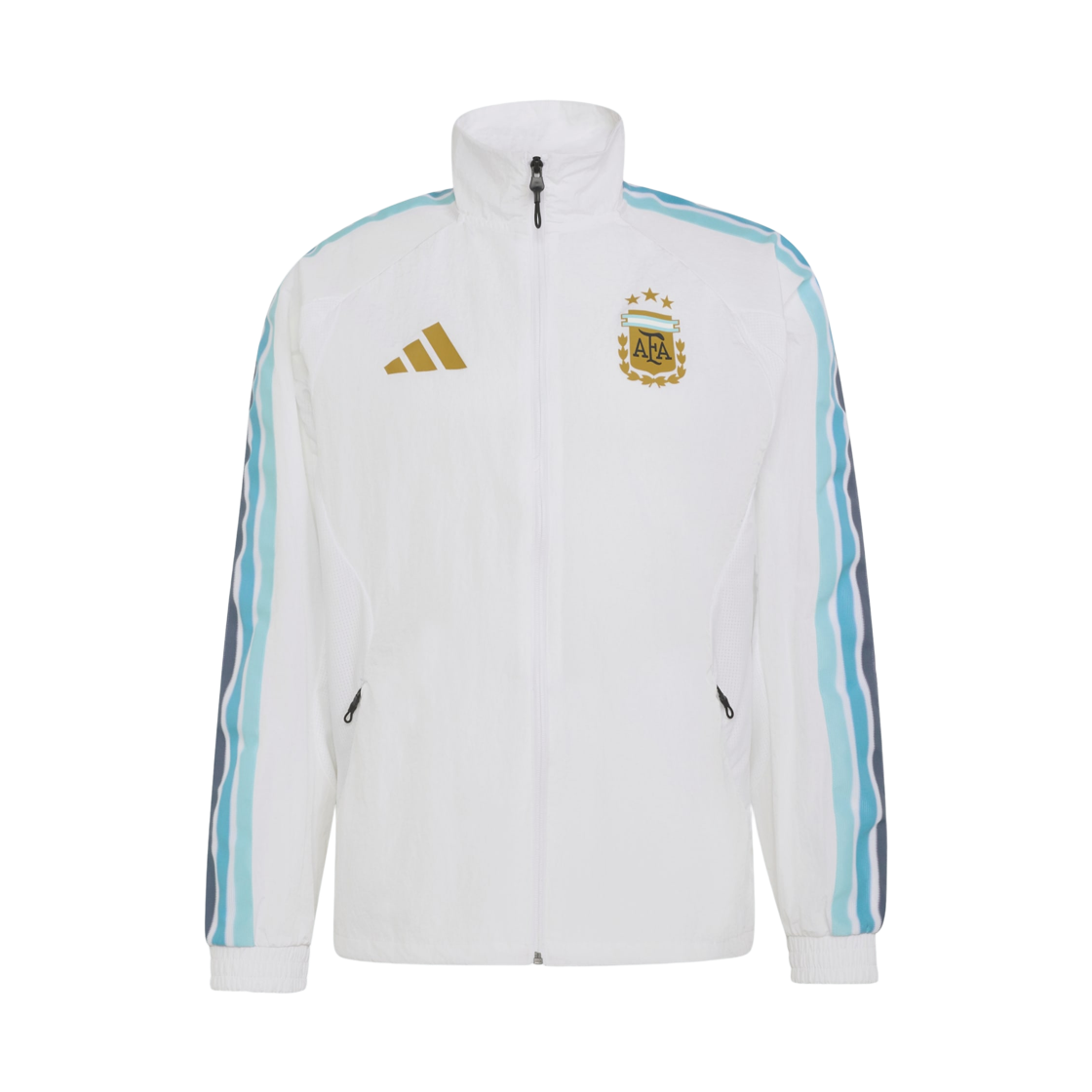 아디다스 아르헨티나 홈 앤섬 자켓 화이트 - KR 사이즈 (논 마킹 버전)(Adidas Argentina Home Anthem Jacket White - KR Sizing (Non Marking Ver.))