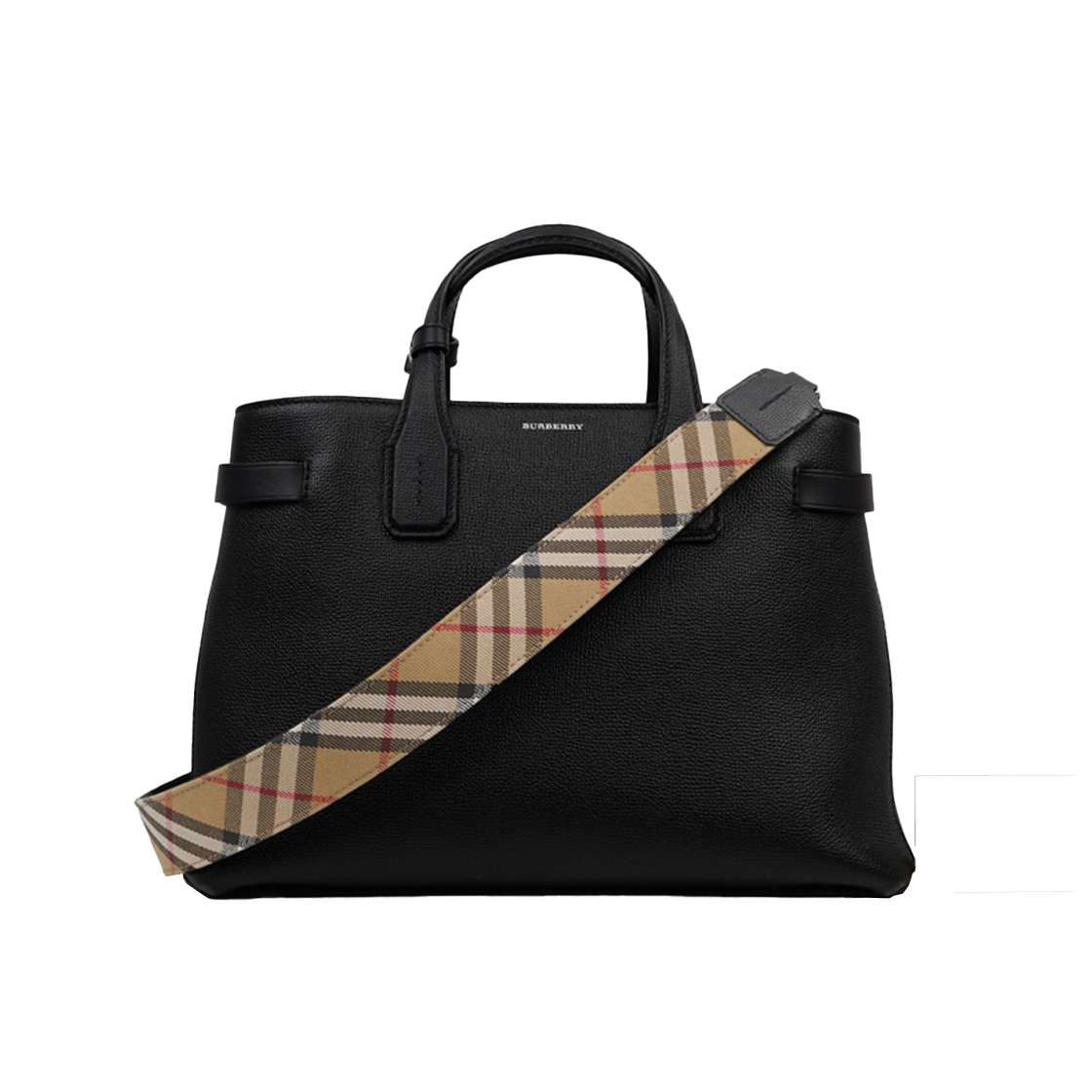 IT4C5KF5GLHW Burberry Vintage Check Medium Banner Tote Bag 4077518