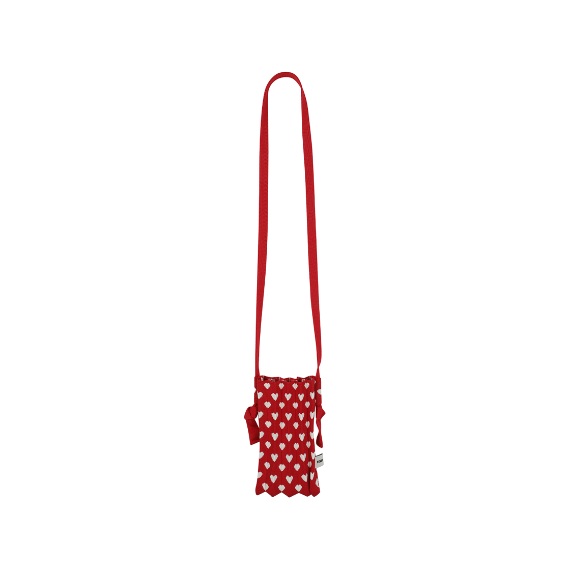케이스위스 x 플리츠마마 우먼 폴카하트 나노백 레드(K-SWISS x PLEATSMAMA W Polka Heart Nano Bag Red)