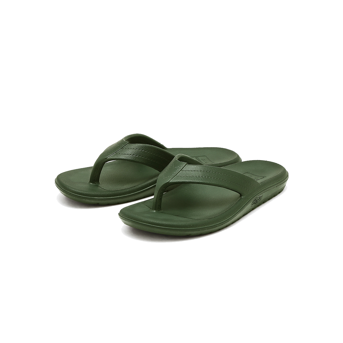 아일랜드 슬리퍼 남여공용 올리브 EVA Y 슬라이드(ISLAND SLIPPER Unisex Dark Green EVA Y Slide) - 1