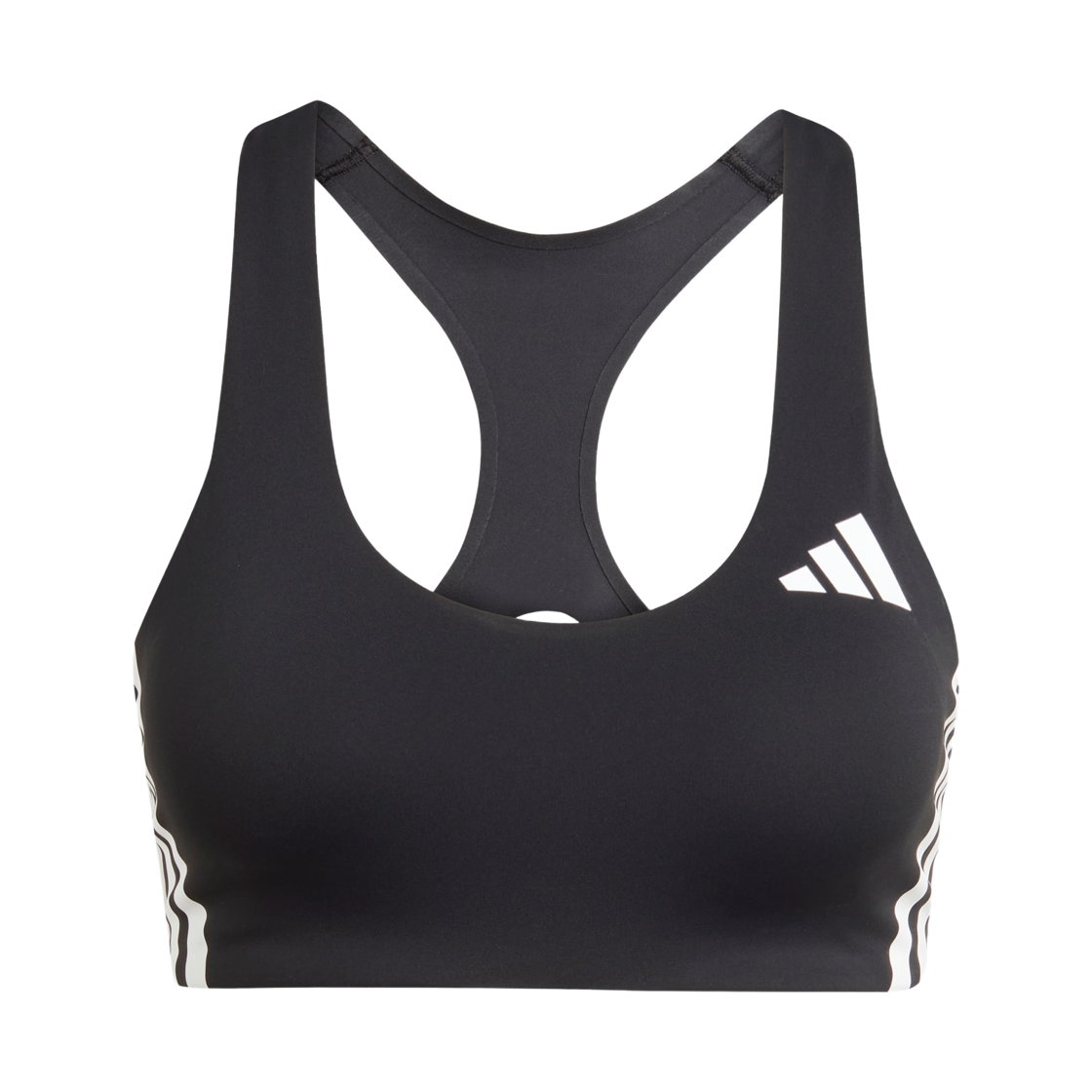 JD9214 (W) Adidas Adizero Run Medium Support Bra Black - KR Sizing