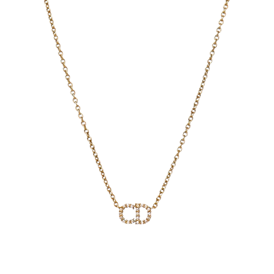 IT5TFIFSCCSS Dior Clair D Rune Gold Necklace A-B57860