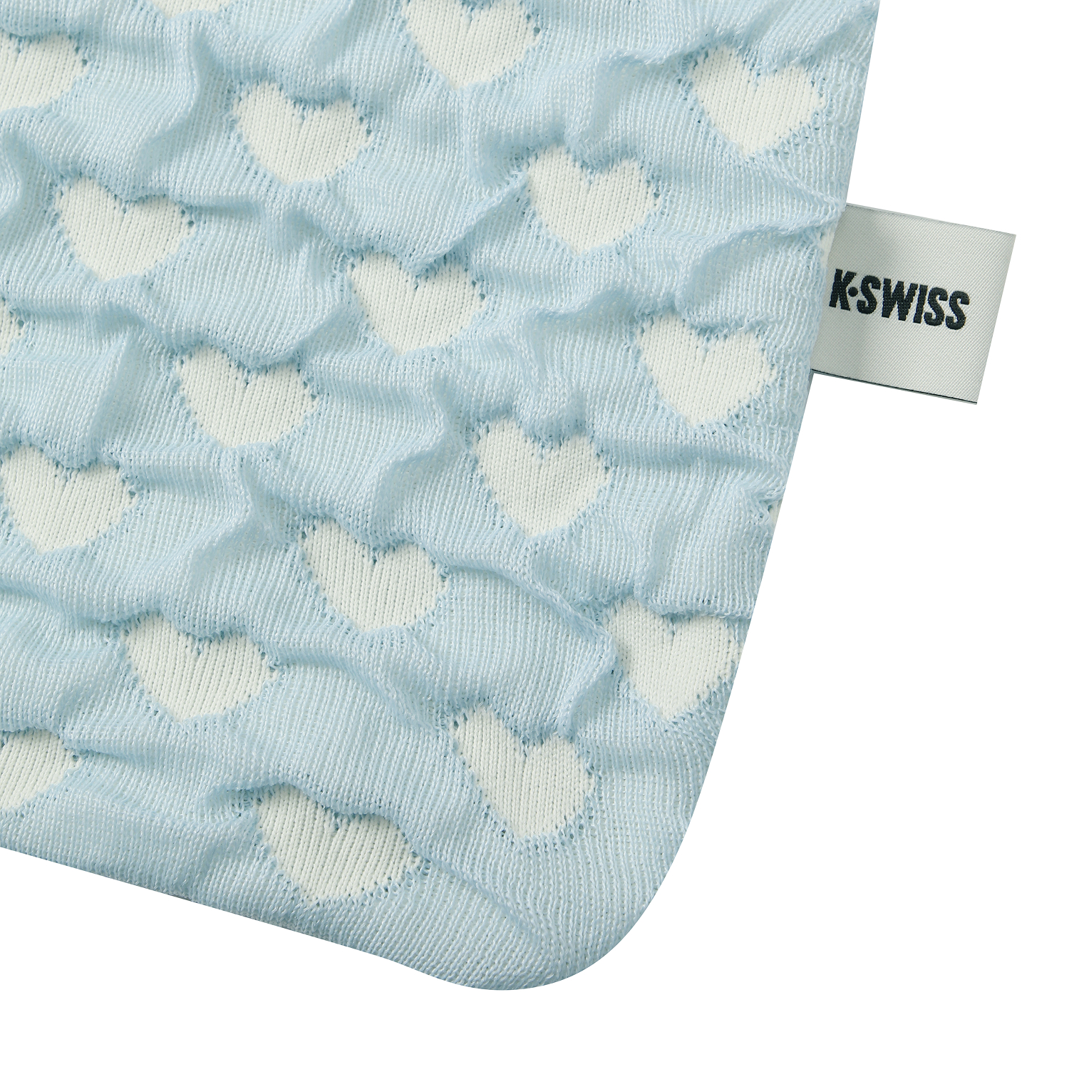 케이스위스 x 플리츠마마 우먼 폴카하트 숄더백 라이트 블루(K-SWISS x PLEATSMAMA W Polka Heart Shoulder Bag L Blue) - 4