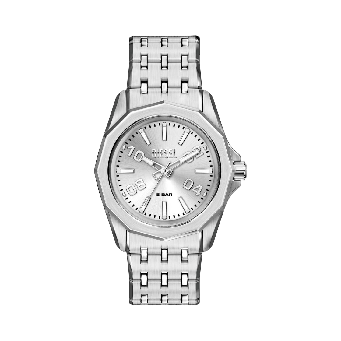 디젤 Dz2236 스팅어 쿼츠 44mm 스테인리스 스틸 실버(Diesel Dz2236 Stinger Quratz 44mm Stainless Steel Silver)