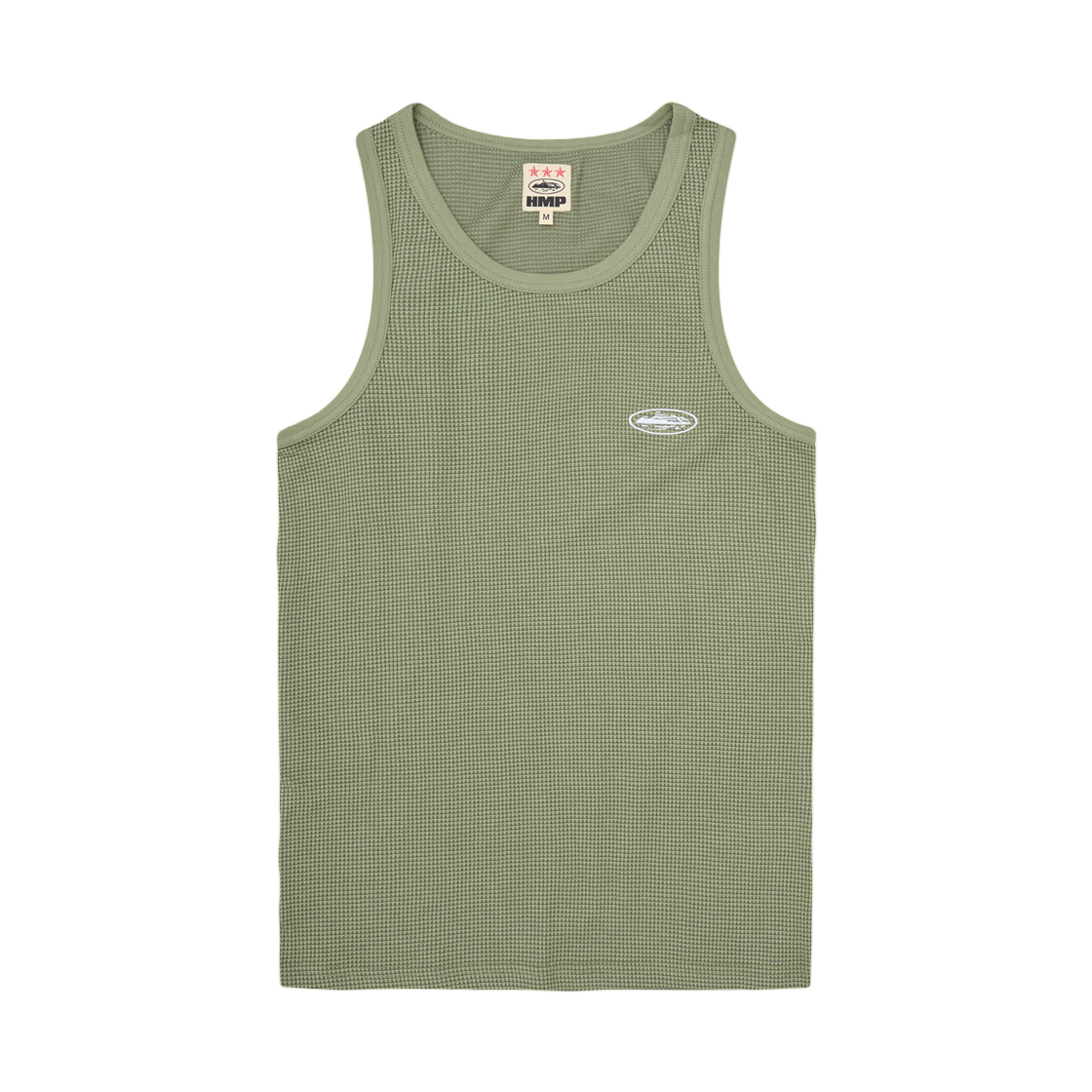 코르테이즈 HMP 에센셜 탱크탑 올리브(Corteiz HMP Essentials Tank Top Olive)