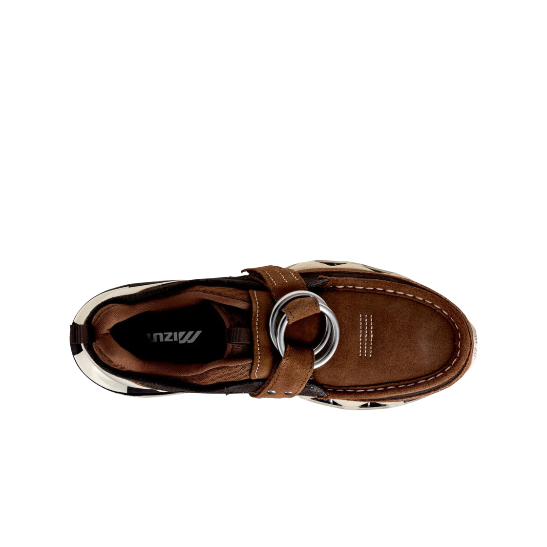 미즈노 x 마운틴 리서치 웨이브 프로페시 링 MOC 브라운 오프 화이트(Mizuno x Mountain Research Wave Prophecy Ring MOC Brown Off White) - 3