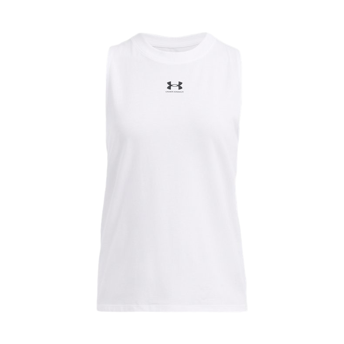 1383659-100 (W) Under Armour UA Rival Muscle Tank White Black