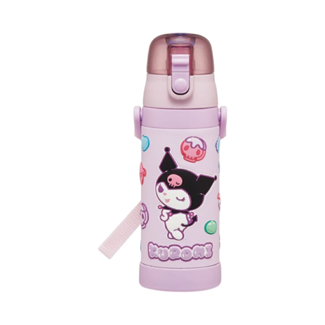 스케이터 쿠로미 마슈구미 3D 원터치 스테인레스 보틀 480ML(Skater Kuromi 3D One-Push Stainless Steel Bottle)