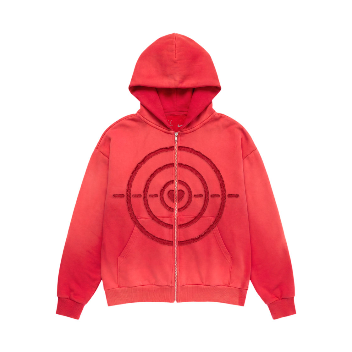 나이키 x 트래비스 스캇 캑터스 잭 불스아이 집 후드 레드(Nike x Travis Scott Cactus Jack Bullseye Zip Hoodie Red) - 2