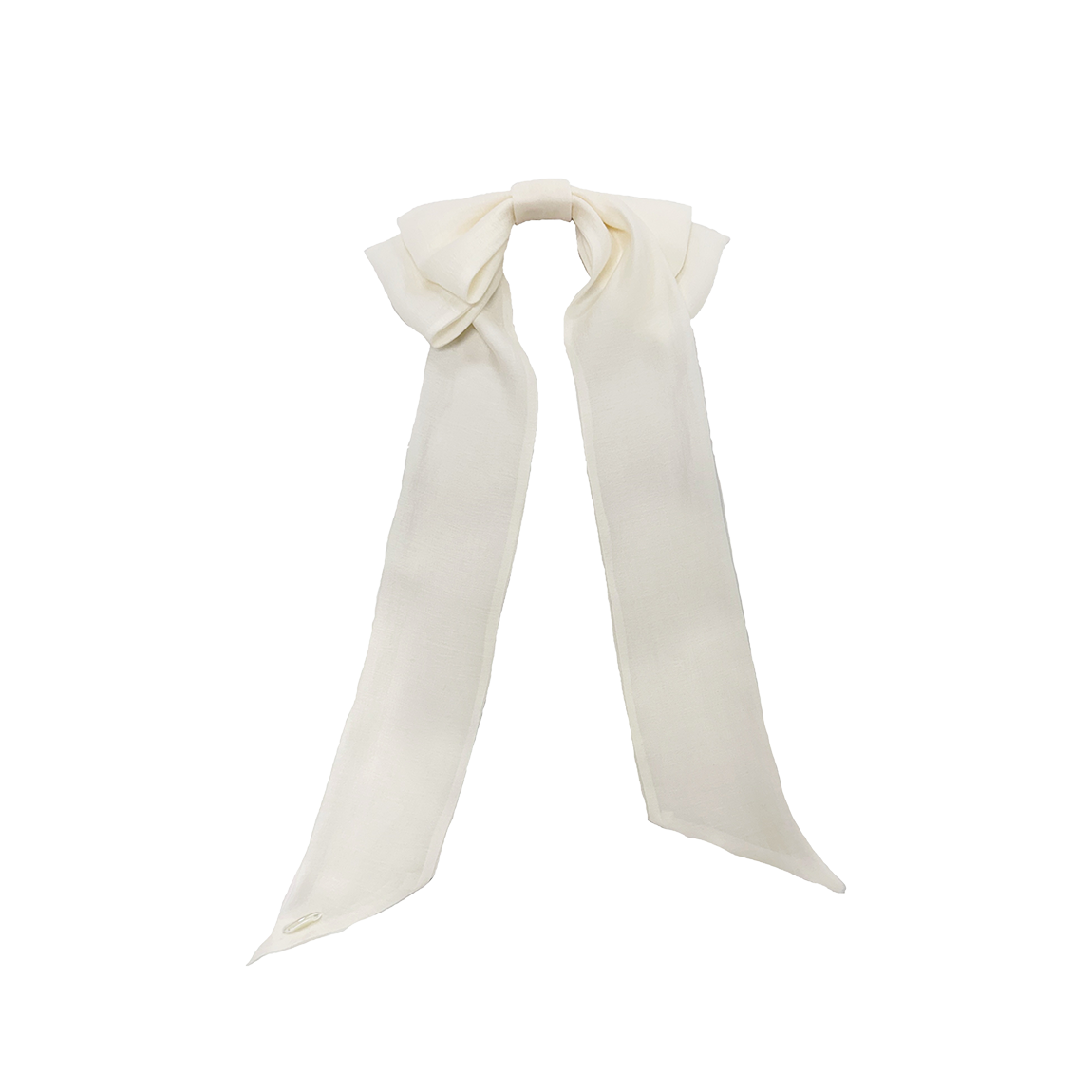 러브미몬스터 퓨어 포그 리본 헤어핀 엑스라지 아이보리(lovememonster Pure Fog Ribbon Hair Pin XL IVORY) - 1