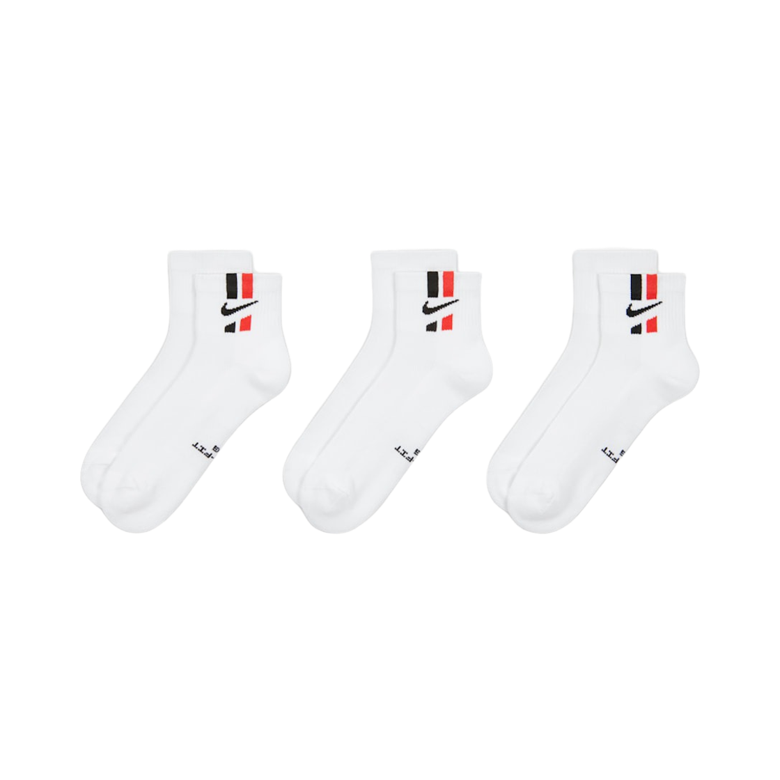 IH8533-900 Nike Everyday Elevated Ankle Socks Multicolor (3 Pack/Korean Ver.)