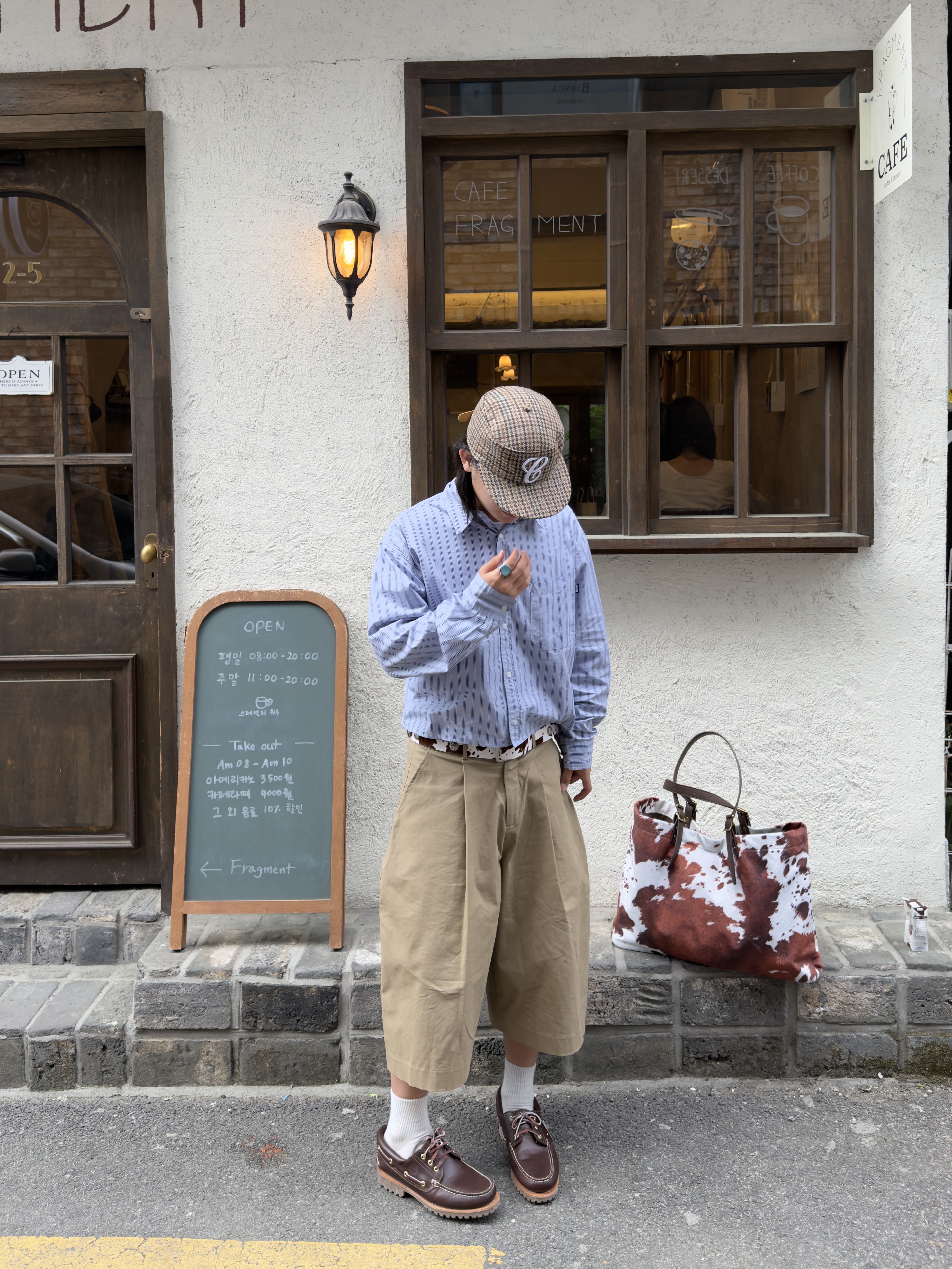 Timberland Classic 3-Eye Boat Shoes Brown - Wide 착용 스타일 - 3