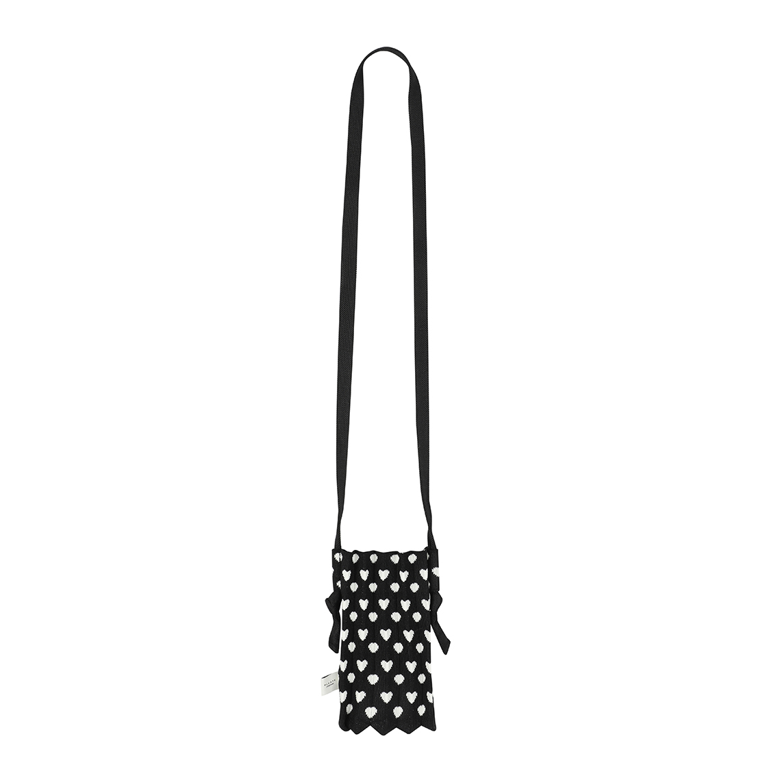 케이스위스 x 플리츠마마 우먼 폴카하트 나노백 블랙(K-SWISS x PLEATSMAMA W Polka Heart Nano Bag Black) - 2