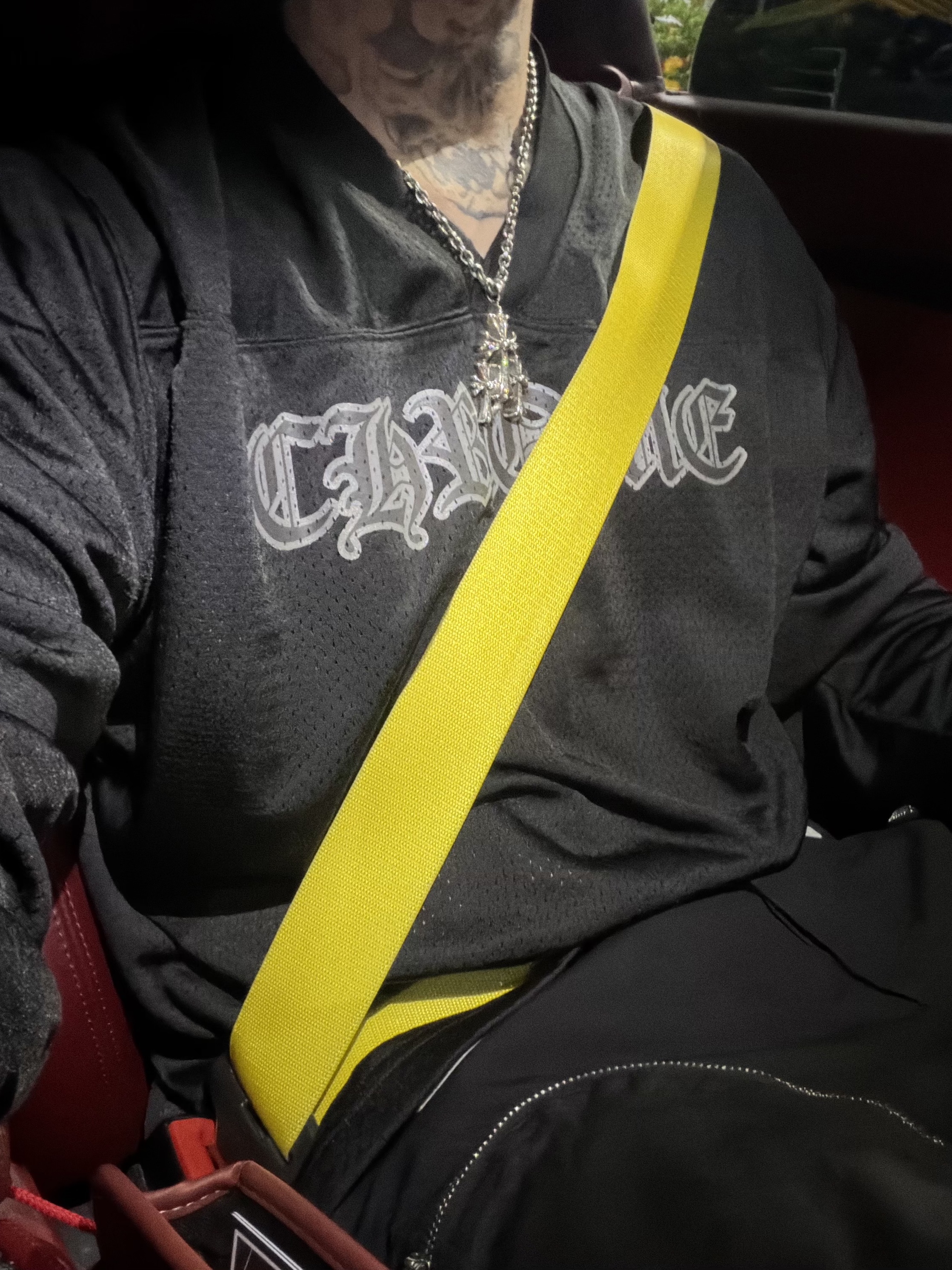 Chrome Hearts Mesh Stadium Long Sleeve Jersey Black, (W) Balenciaga Venom Boot Black 착용 스타일 - 3