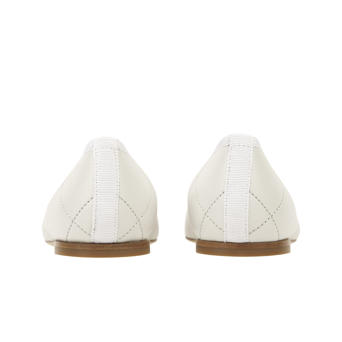 (W) 샤넬 발레 플랫 램스킨 & 화이트 블랙 더 샤넬 코코 비치 컬렉션((W) Chanel Ballet Flats Lambskin & White Black The Chanel Coco Beach Collection) - 6
