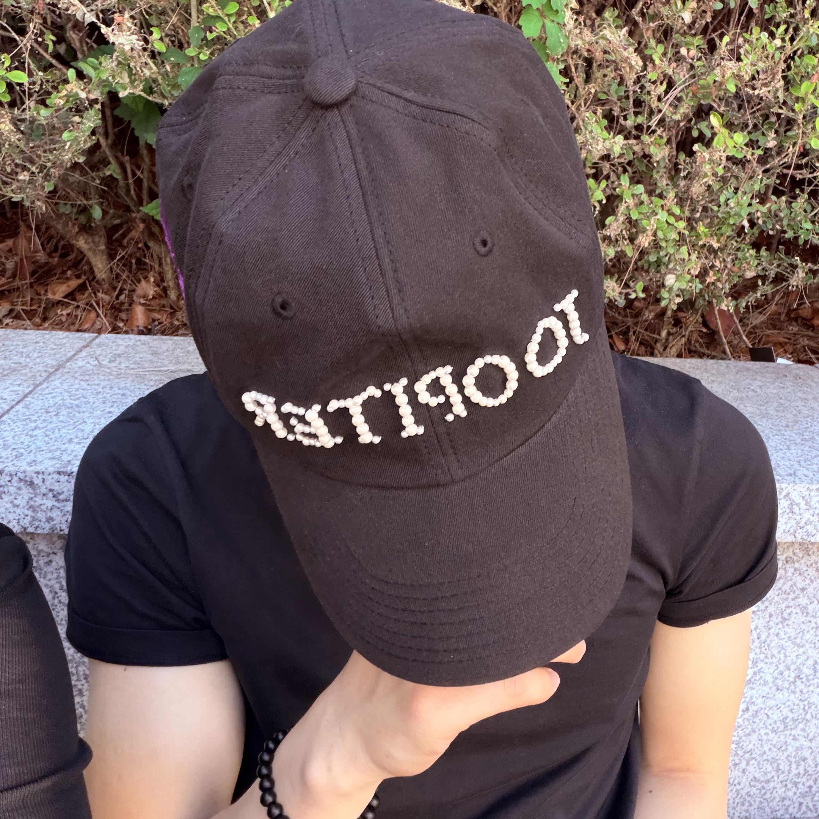 Post Archive Faction (Paf) x Joopiter Baseball Cap Black 착용 스타일 - 2