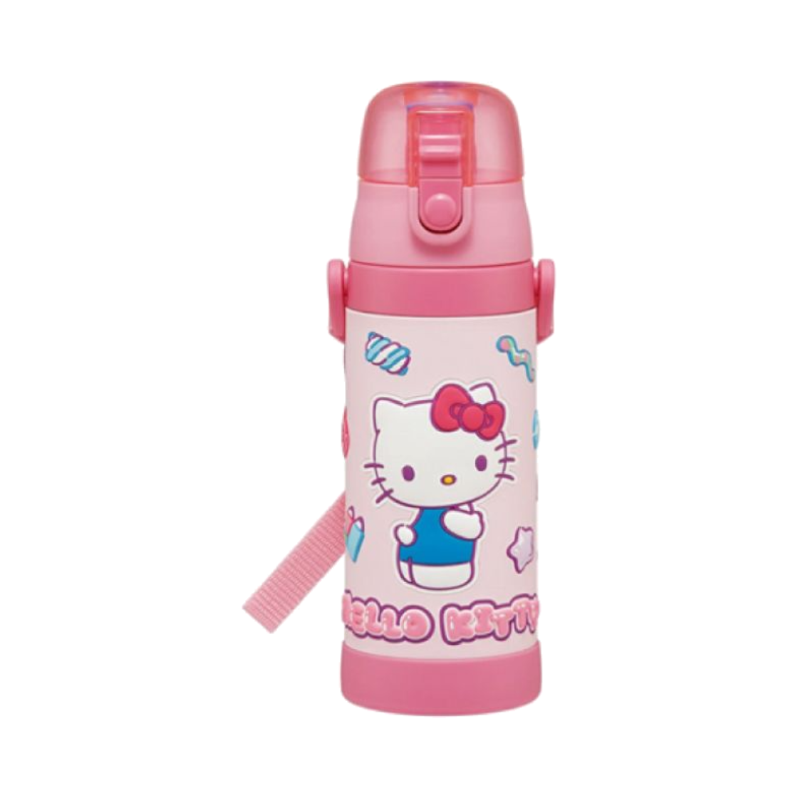 스케이터 헬로키티 마슈구미 3D 원터치 스테인레스 보틀 480ML(Skater Hellokitty 3D One-Push Stainless Steel Bottle)