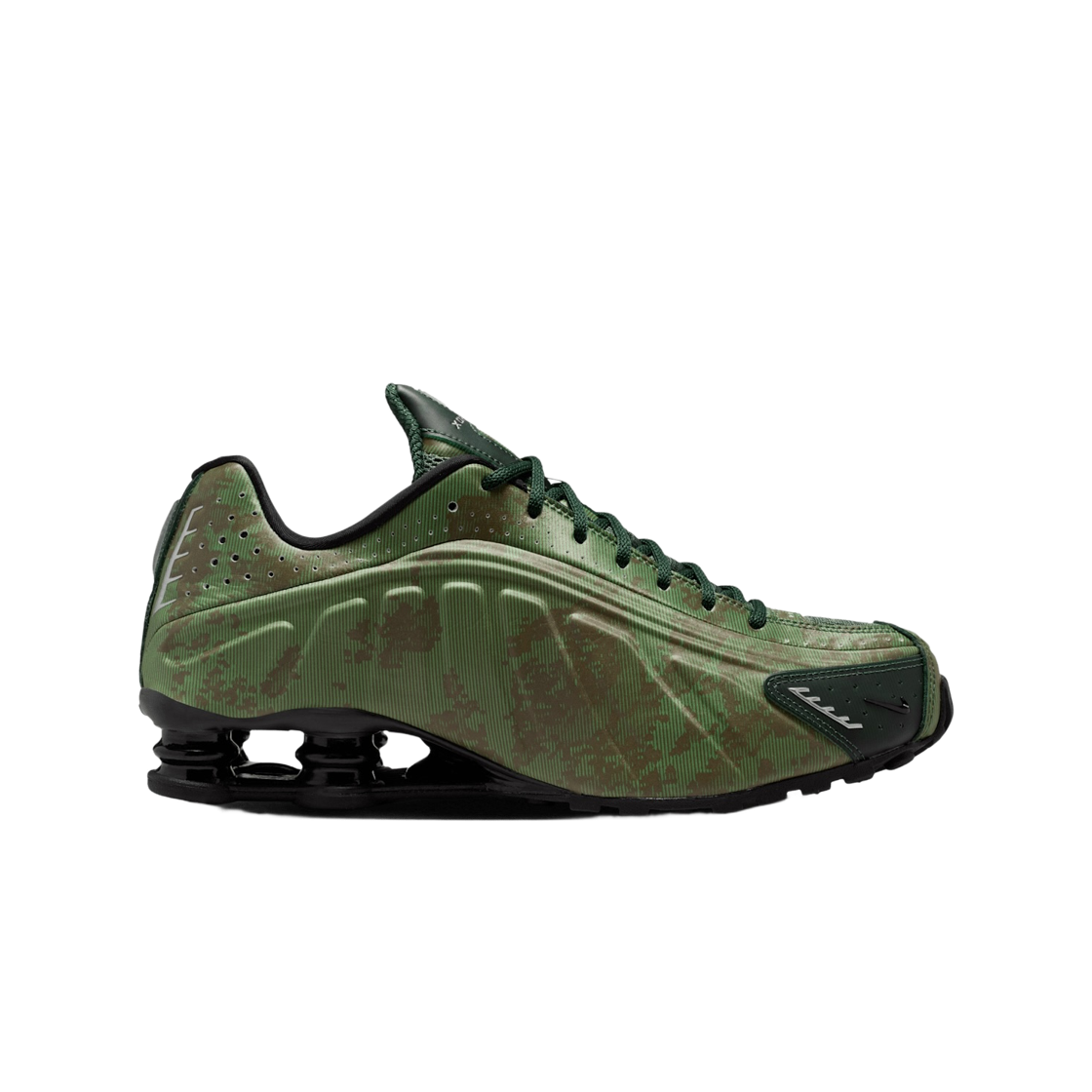 IQ0636-300 Nike Shox R4 Noble Green and Team Kelly Green