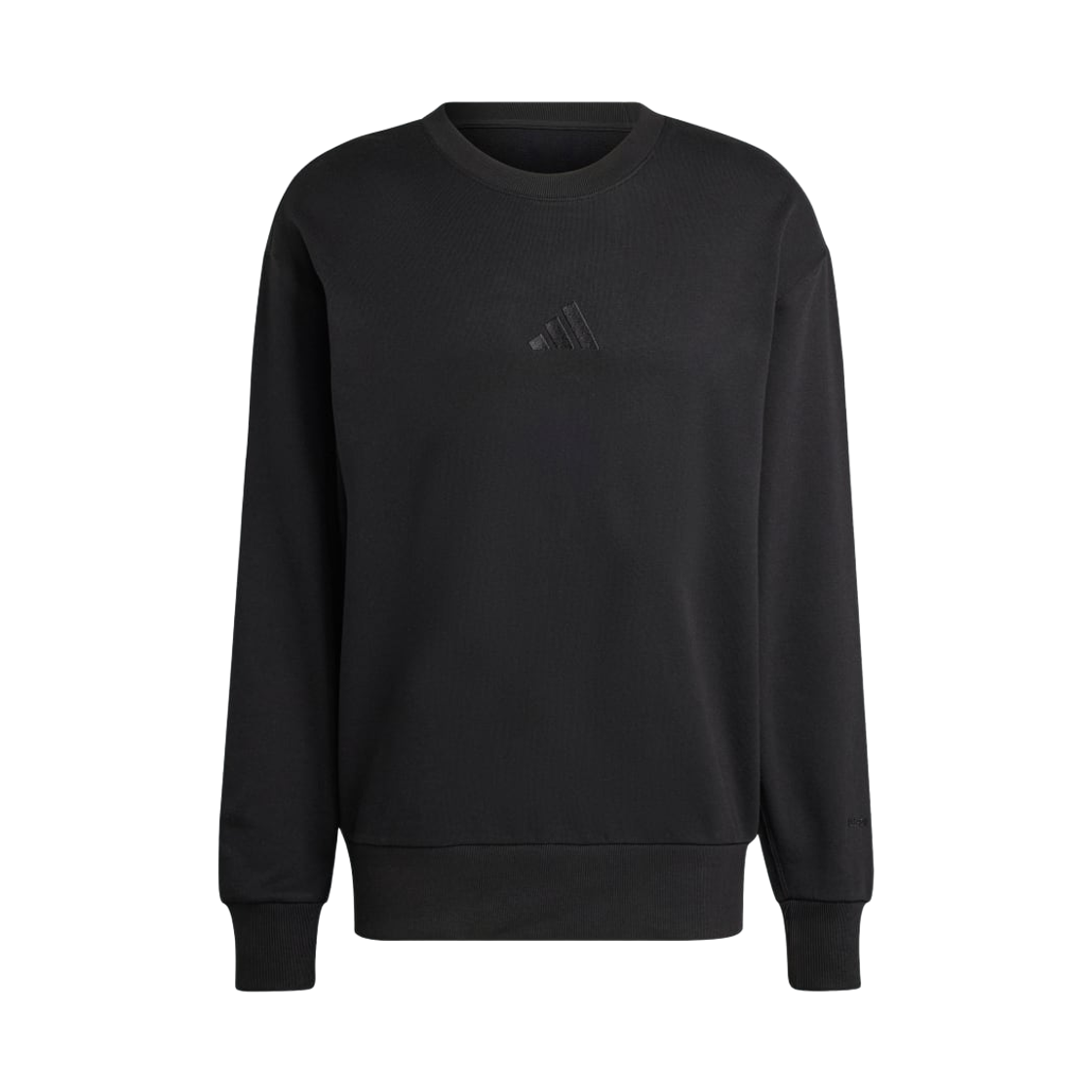 IX1261 Adidas All SZN French Terry Crew Sweatshirt Black - KR Sizing