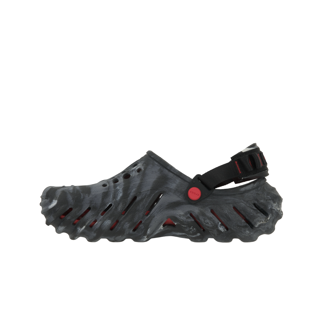 크록스 에코 마블드 클로그 블랙 플레임(Crocs Echo Marbled Clog Black Flame) - 3