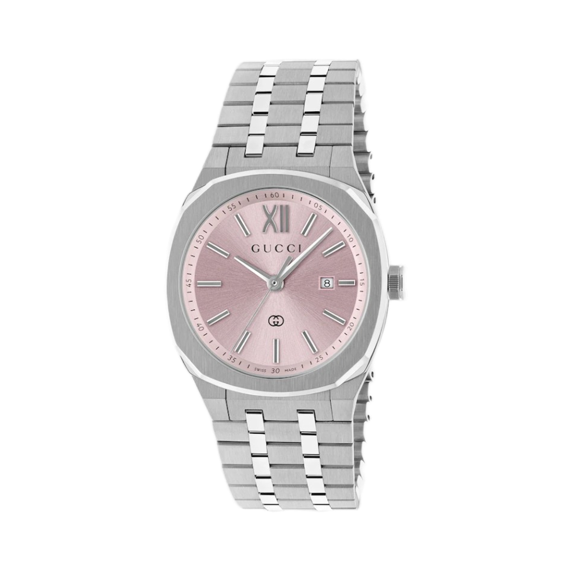 YA163509 (W) Gucci 25H Quartz 30mm Stainless Steel Pink