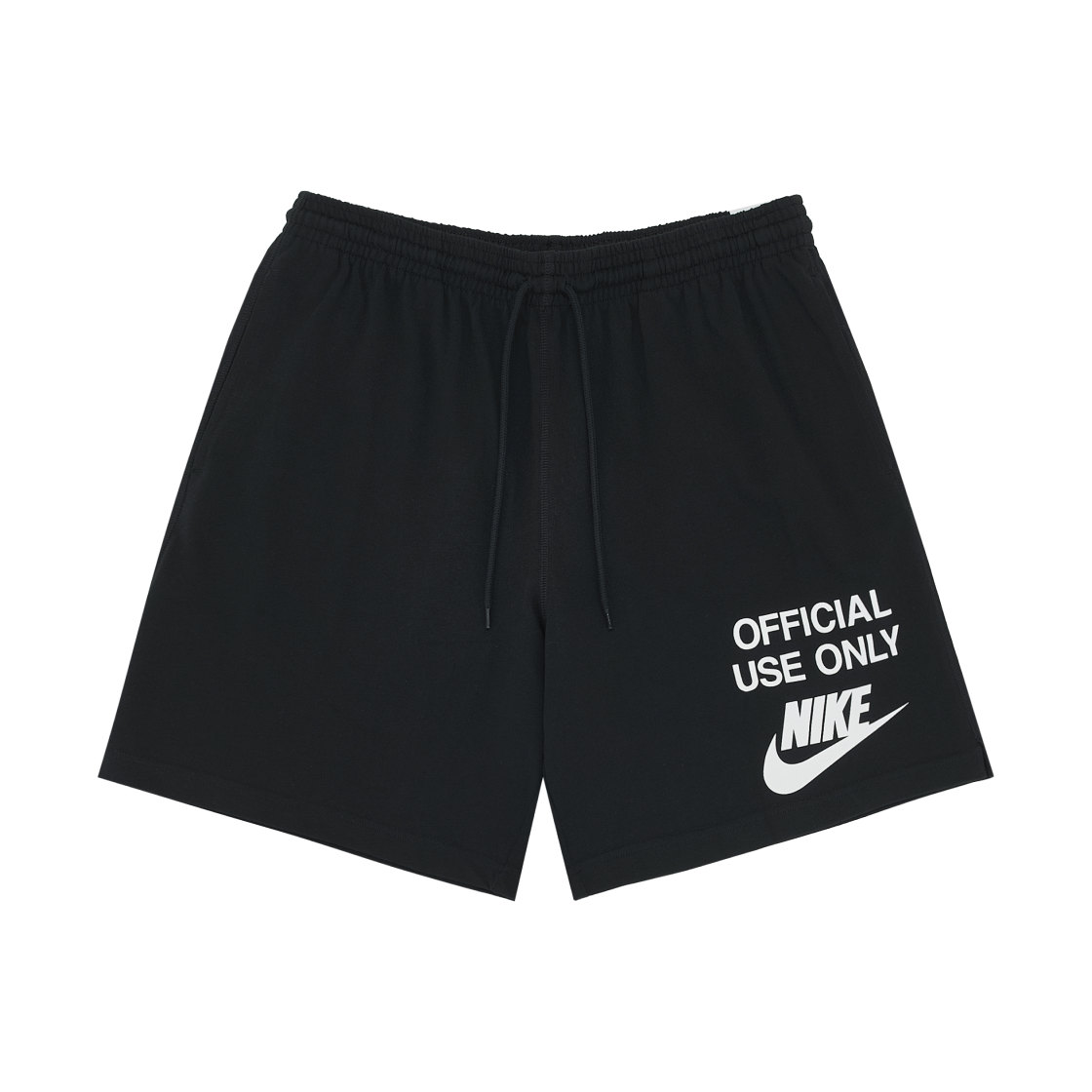 IB8414-010 Nike Club Knit Shorts Black White - Asia