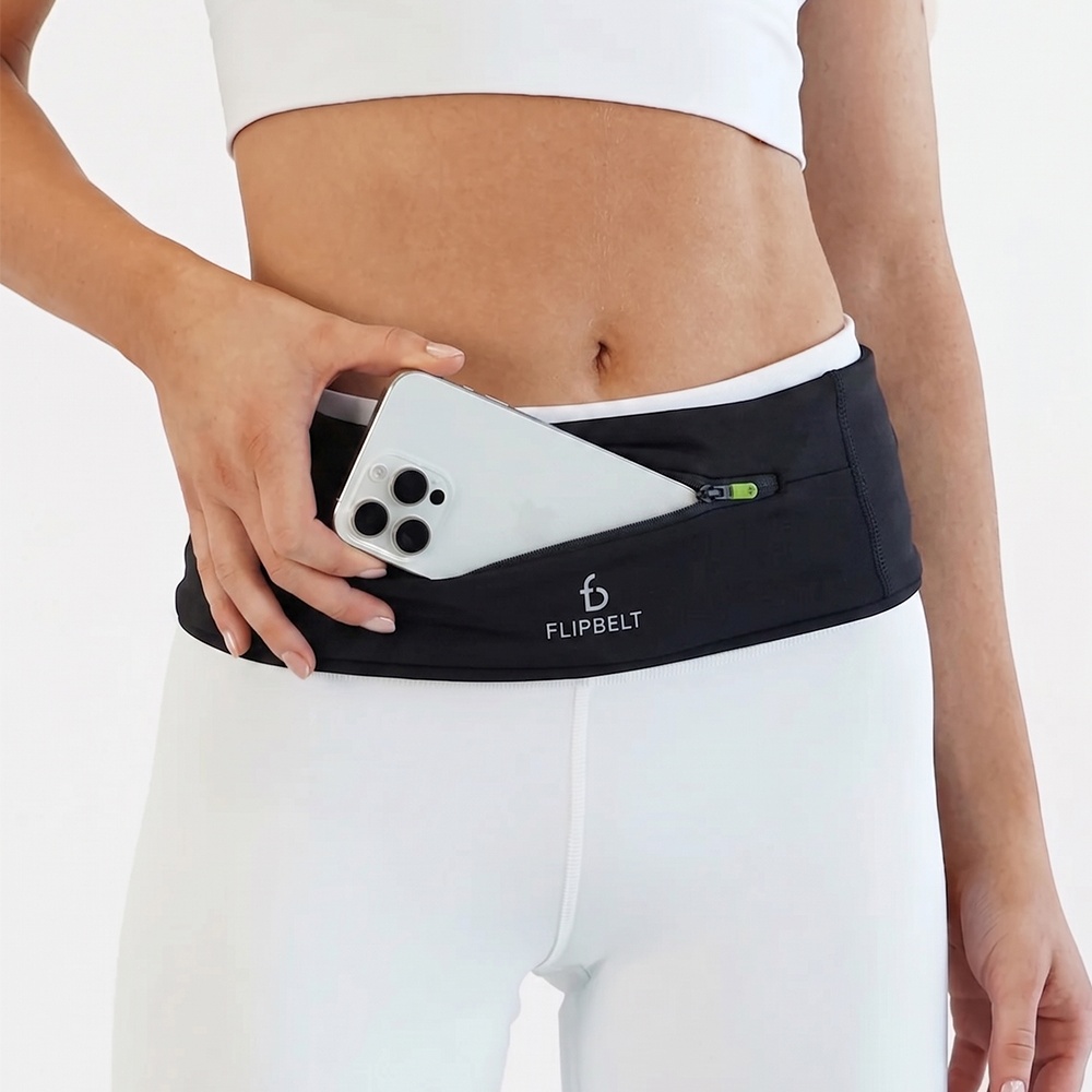 플립벨트 지퍼 러닝 벨트 리플렉티브 블랙(FlipBelt Zipper Running Belt Reflective Black) - 2