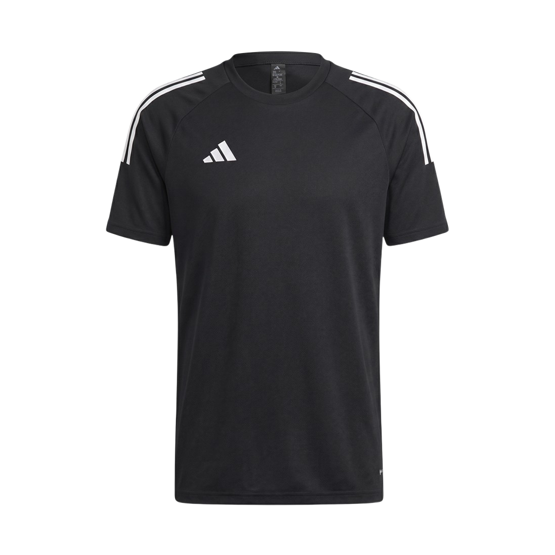 아디다스 클라이마쿨 세레노 삼선 티셔츠 블랙 화이트 - KR 사이즈(Adidas Climacool Sereno 3-Stripes T-Shirt Black White - KR Sizing) - 1