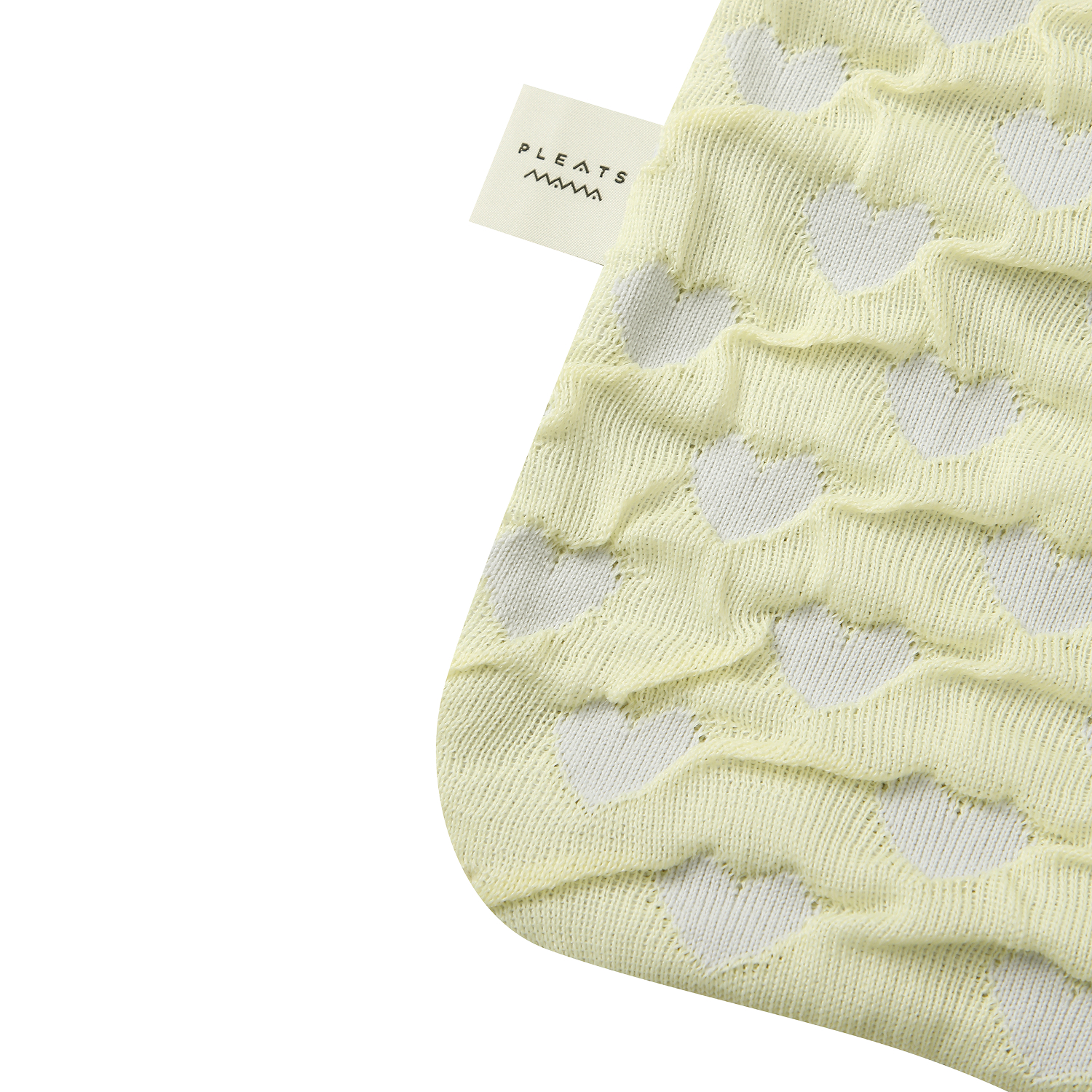 케이스위스 x 플리츠마마 우먼 폴카하트 숄더백 라이트 옐로우(K-SWISS x PLEATSMAMA W Polka Heart Shoulder Bag L Yellow) - 5