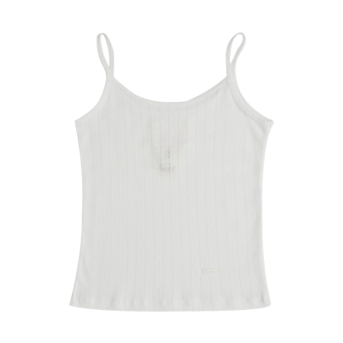 투위드 니트 캐미솔 나시 화이트(Tuewid Knit Camisole In White) - 3