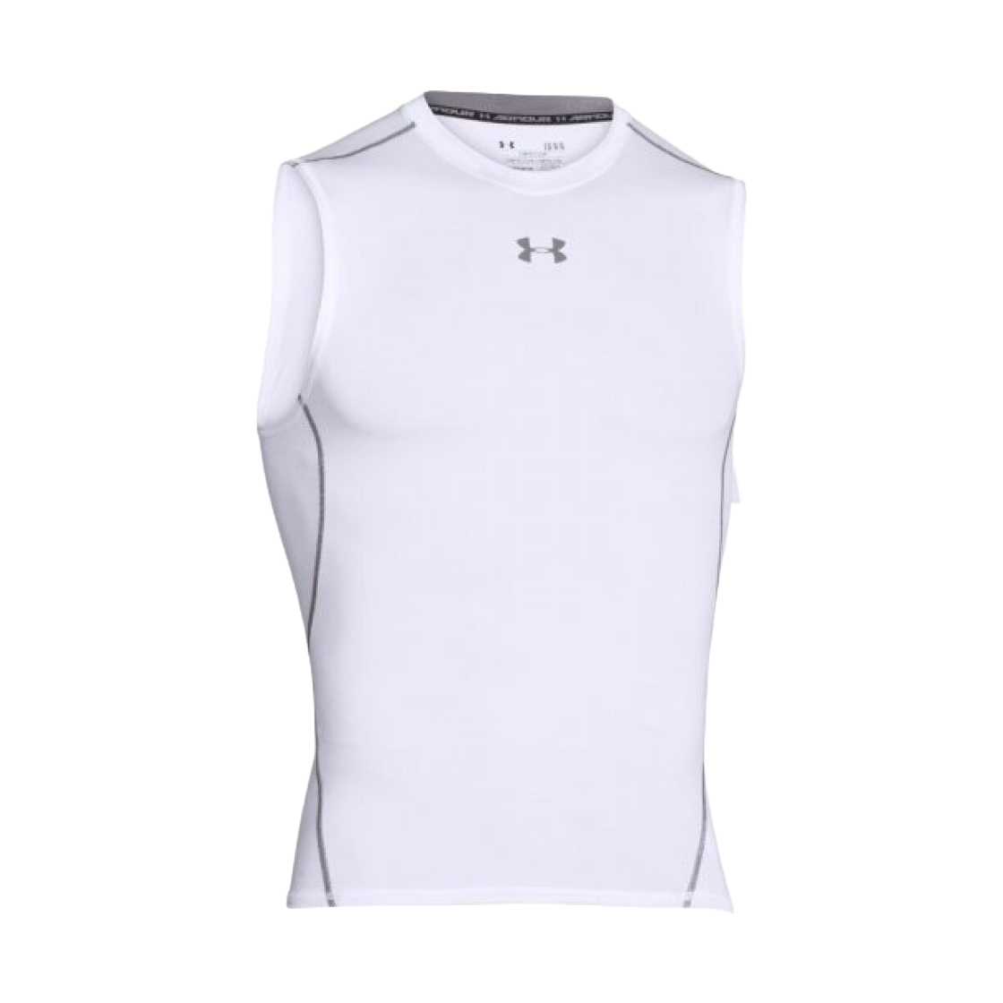 1257469-100 Under Armour HeatGear Armour Compression Sleeveless White