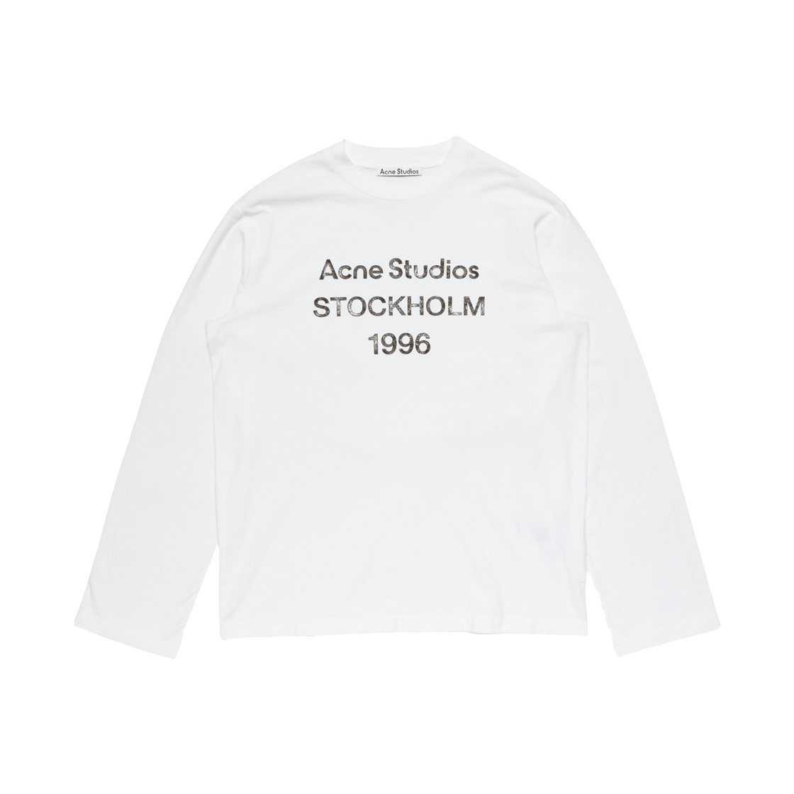 CL0424-AEG Acne Studios 1996 Logo T-Shirt Off White