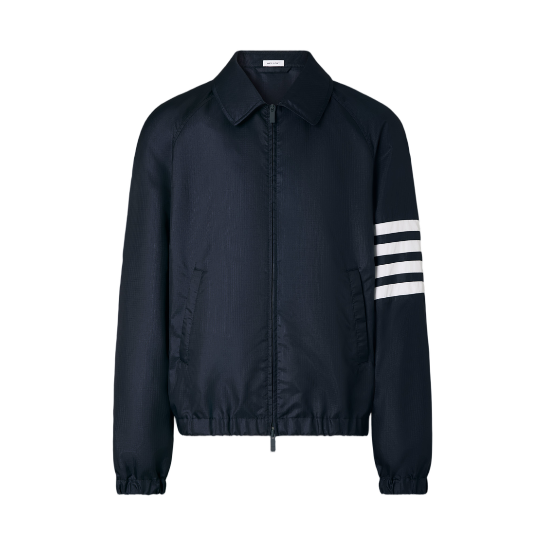 MJO264C-F1095-415 Thom Browne Ripstop Raglan Coach Jacket Navy