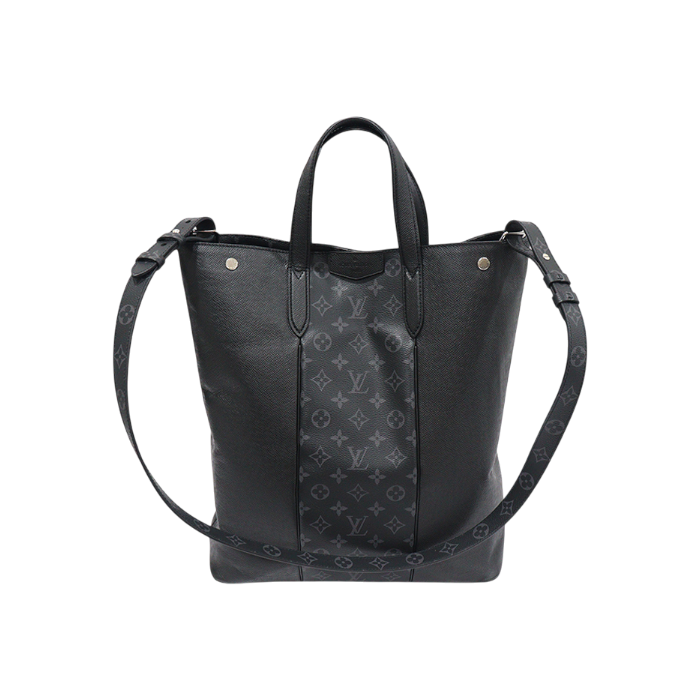 ITJC965D6HIS Louis Vuitton M30431 Black Monogram Eclipse Canvas Taigarama Outdoor Tote 2-Way