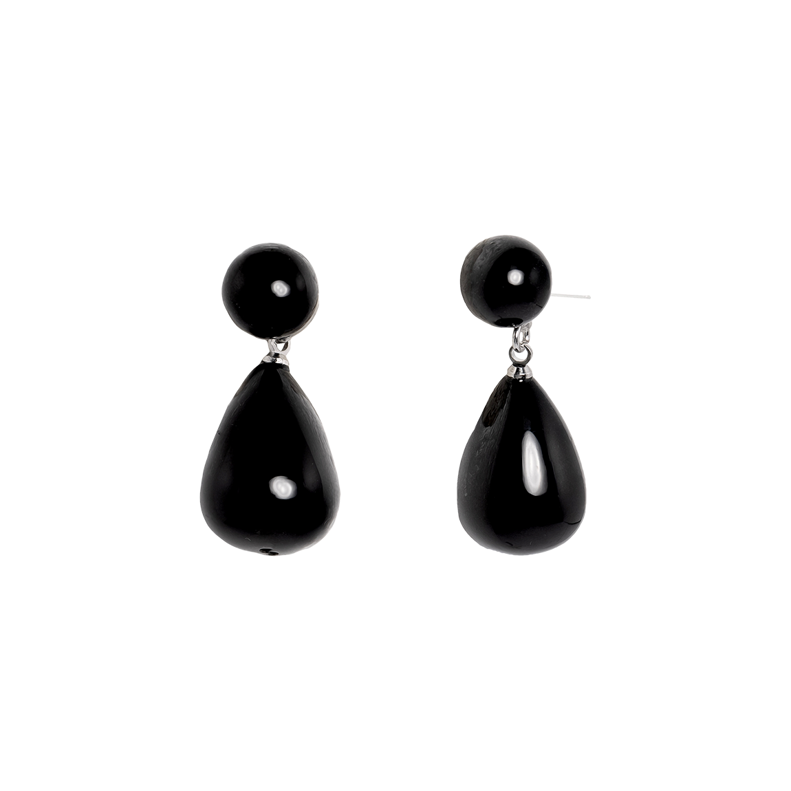 러브미몬스터 볼드 원석 드롭 귀걸이 블랙(lovememonster Bold Gem Drops Earrings BLACK) - 1