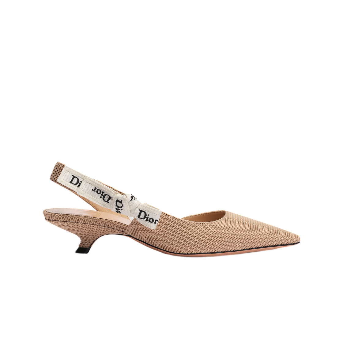KDV510NVA-S21U Dior J’Adior Slingback Pump Embroidered Technical Fabric Powder Pink