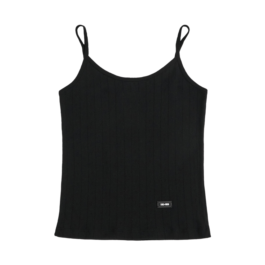 투위드 니트 캐미솔 나시 블랙(Tuewid Knit Camisole In Black)