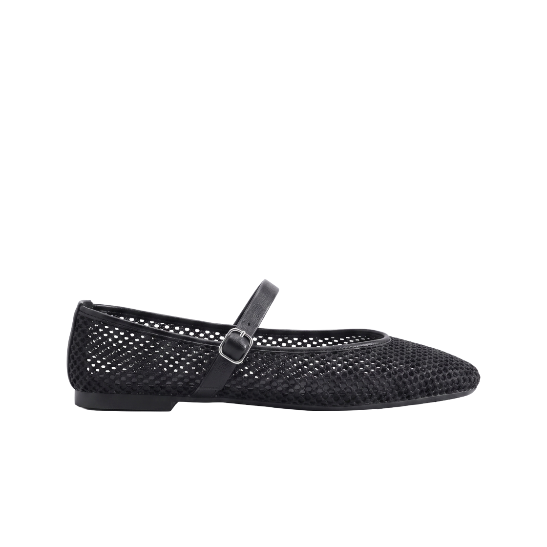 (W) GU 메쉬 메리 제인 슈즈 블랙((W) GU Mesh Mary Jane Shoes Black)