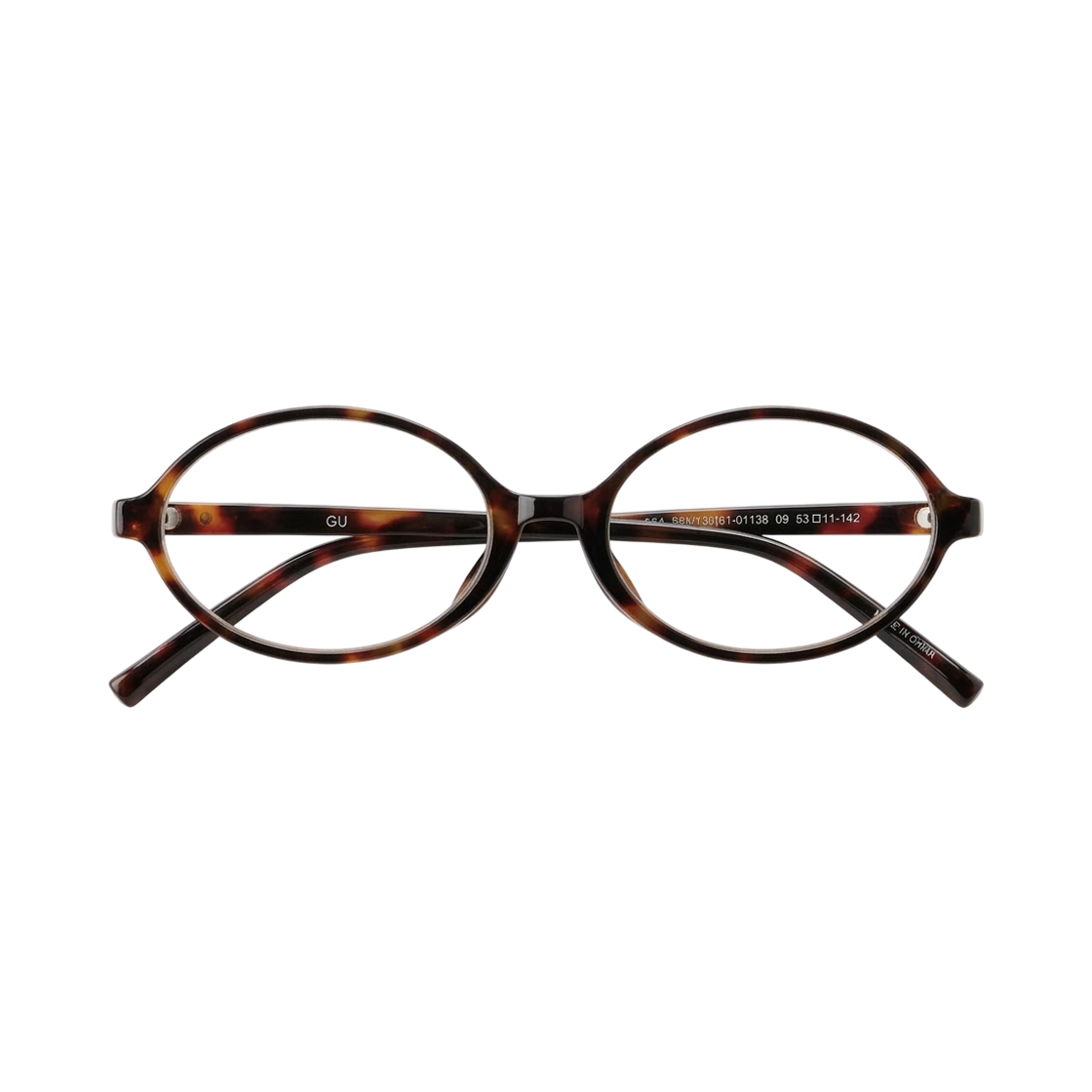 (W) GU UV 블로킹 오발 선글라스 브라운((W) GU UV Blocking Oval Sunglasses Brown)