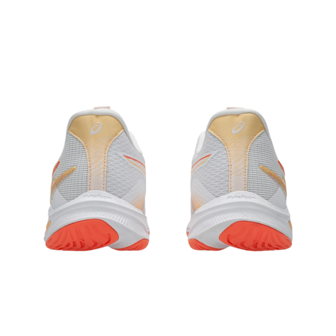 (W) 아식스 넷버너 발리스틱 FF 4 화이트 비비드 코랄 - B 스탠다드((W) Asics Netburner Ballistic FF 4 White Vivid Coral - B Standard) - 3