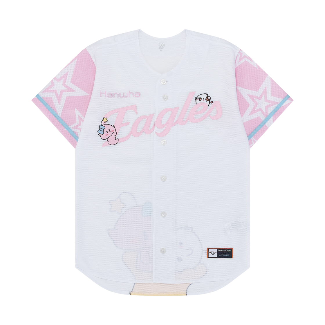 한화 이글스 x 꿈순이 화이트 레플리카 유니폼 (논 마킹 버전)(Hanwha Eagles x KKUMSUNI Replica Uniform White (Non Marking Ver.))