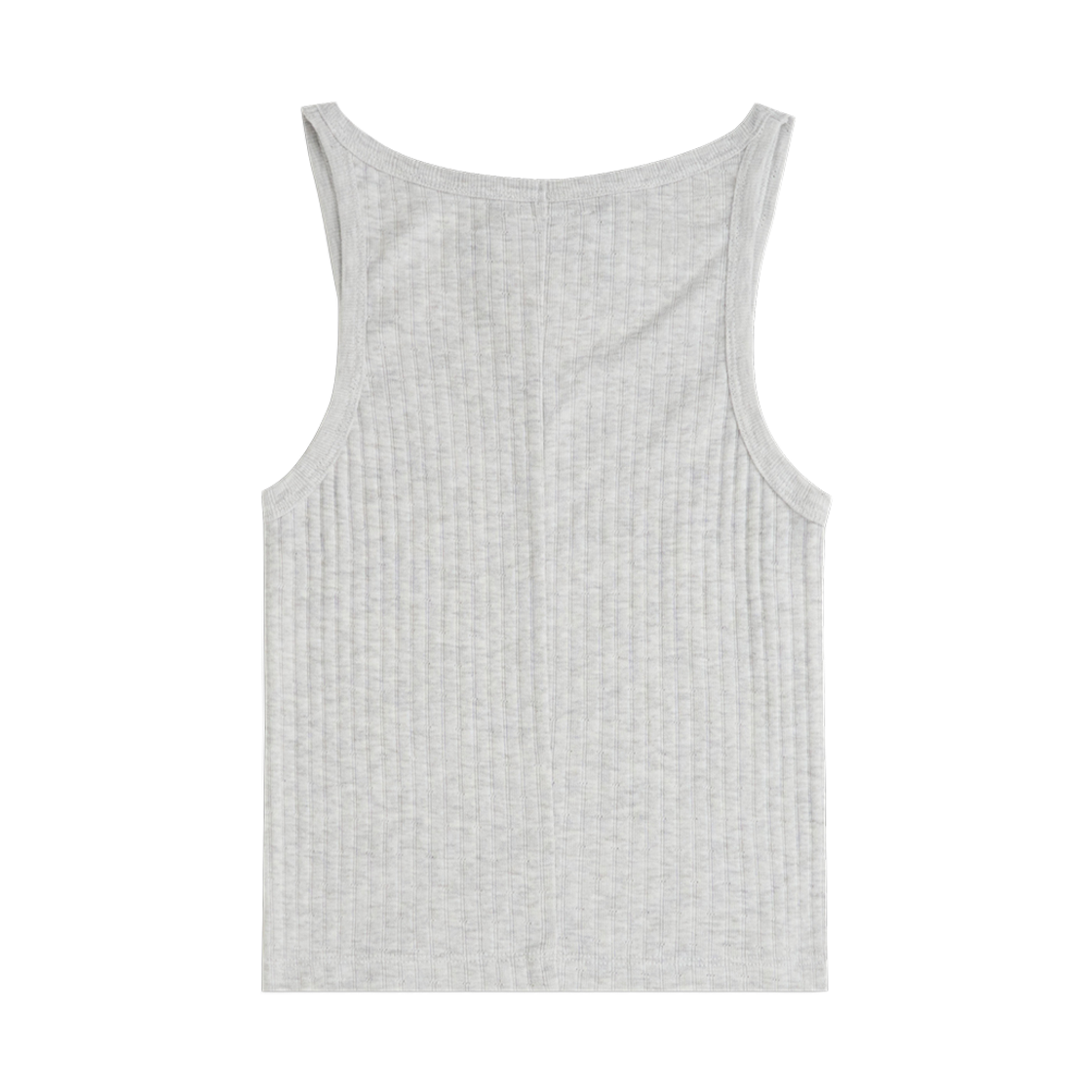 투위드 립 탱크탑나시 멜란지(Tuewid Ribbed Sleeveless Tank Top In Melange) - 3